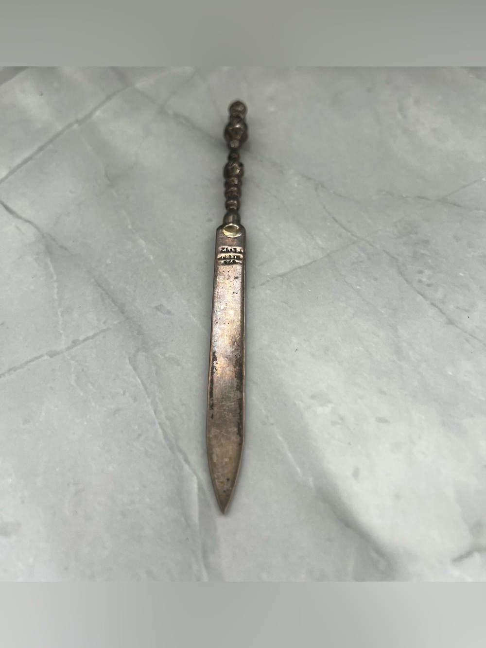 Vintage Taxco Mexico Sterling Silver Letter Opener 5.5"